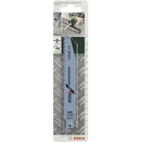 BOSCH Lot de 2 lames coupe multiusage BOSCH S123xf pour métal (1/2)