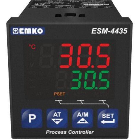 Emko ESM-4435.2.20.0.1/01.01/0.0.0.0 2 points, P, PI, PD, PID Régulateur de température S, Pt100, T, J, K, R -200 à 170 (1/5)