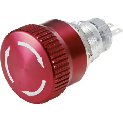 TRU COMPONENTS Arrêt d'urgence 3 A 1 NF (R) IP65 1 pc(s) Y714302 (1/3)