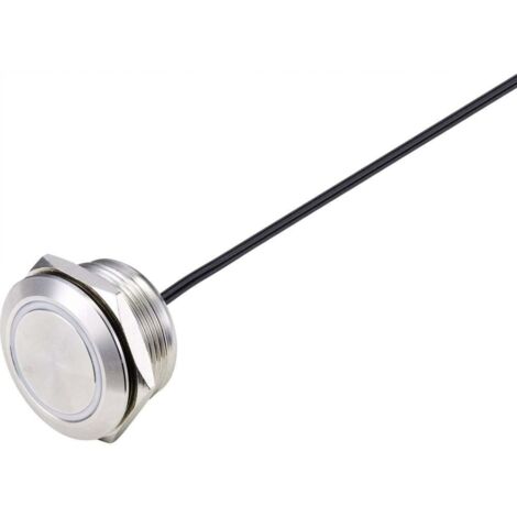 TRU COMPONENTS TC-9219108 Bouton-poussoir 24 V/DC 50 mA 1 x Off/(On) à rappel IP65 1 pc(s) Y714442 (1/3)