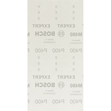 Bosch Accessories EXPERT M480 2608900769 Grille abrasive pour ponceuse orbitale non perforé Grain 400 (L x l) 230 mm x