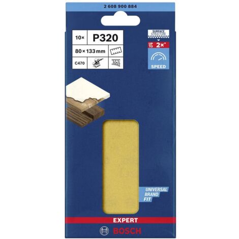Bosch Accessories 2608621017 Pack De 50 Disques Abrasifs C470 150 Mm Grain 80