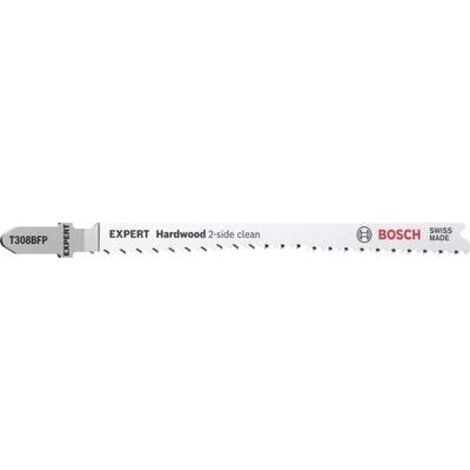 Bosch Accessories 2608900548 LAME de scie sauteuse EXPERT « hardwood 2-side clean » T 308 BFP, 5 pièces 5 pc(s)