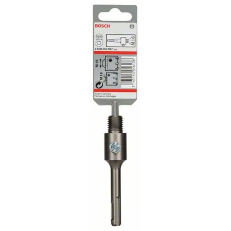 Porte-outil SDS-plus pour couronnes-trépans avec filetage M 16, 105 mm Bosch Accessories 2608550057