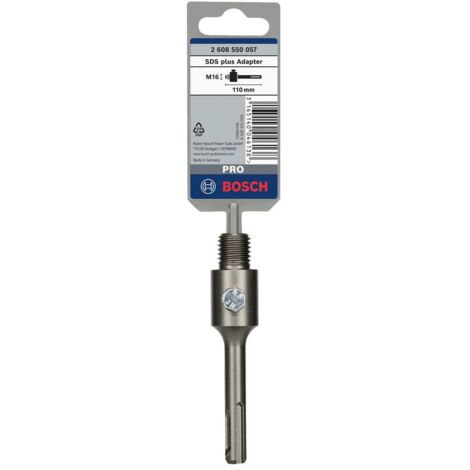 Porte-outil SDS-plus pour couronnes-trépans avec filetage M 16, 105 mm Bosch Accessories 2608550057