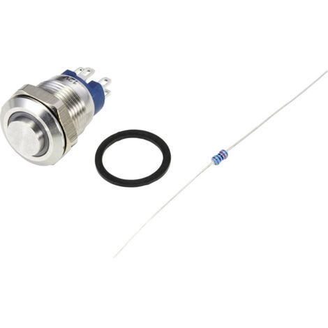 TRU COMPONENTS TC-9219012 Bouton-poussoir 48 V/AC 2 A 1 x Off/(On) à rappel RVB IP67 1 pc(s) Y714322 (1/3)