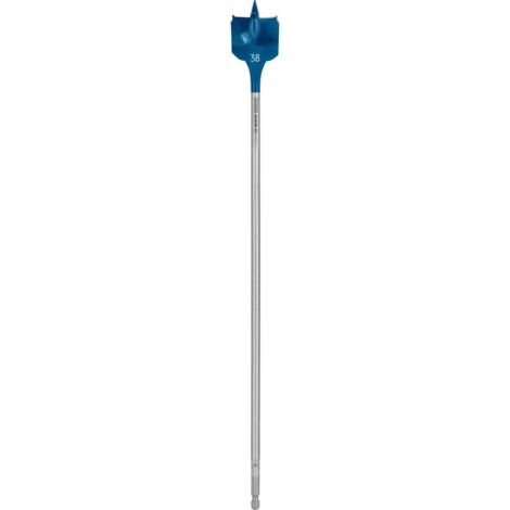 BOSCH ACCESSORIES 2608900357 MÈCHE À BOIS PLATE 38 MM LONGUEUR TOTALE 400 MM TIGE HEXAGONALE 1 PC(S) (1/5)