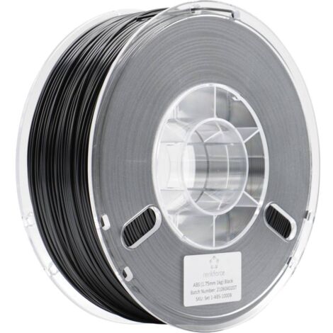 Renkforce RF-4738584 Filament ABS 1.75 mm 1000 g noir 1 pc(s) Y805052