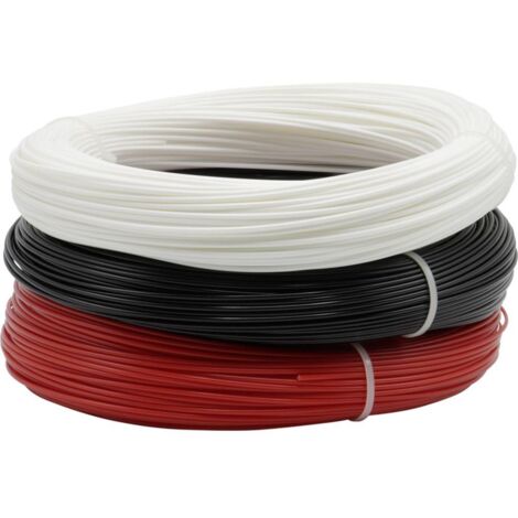 Renkforce RF-4738590 Filament PETG 1.75 mm 600 g noir, blanc, rouge 1 pc(s) Y805032