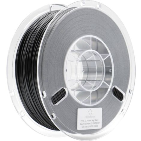 Renkforce RF-4738592 Filament PETG 1.75 mm 1000 g noir 1 pc(s) Y805082