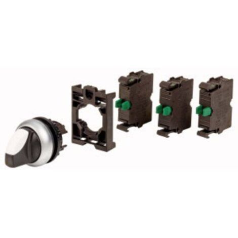 Eaton 110923 M22-WRK-3K10-BVP Sélecteur collerette plastique levier noir 1 pc(s)