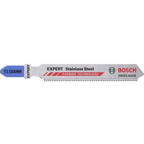 Bosch Accessories 2608900561 LAME de scie sauteuse EXPERT « Stainless Steel » T 118 AHM, 3 pièces 3 pc(s)