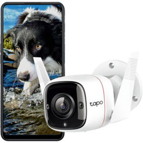 Tp-Link – Caméra de surveillance extérieure 3 MP – Vision nocturne 30 m – Protection IP66 – Audio bidirectionnel – Connectivité Wi-Fi et Ethernet (1/10)