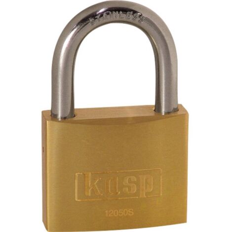 Cadenas Kasp K12050SD or-jaune avec serrure à clé Y687921