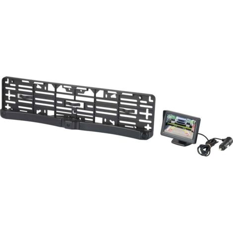 Système de recul vidéo sans fil – Écran LCD 4,3 pouces – Capteurs à ultrasons – Plage de détection 0,3 à 2 m – Protection IP67 – Renkforce - A848712