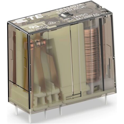 TE Connectivity RP821012 Relais industriel Tension nominale: 12 V/DC 2 inverseurs (RT) 1 pc(s) (1/2)