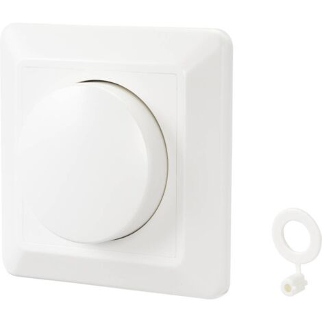 Sygonix SY-4697882 Variateur rotatif Adapté pour ampoule: Lampe halogène, Lampe LED, Ampoule électrique (1/6)