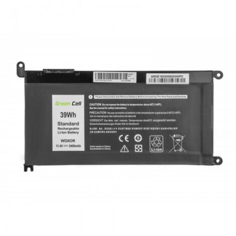 Green Cell Batterie d'ordinateur portable WDX0R 11.4 V 3400 mAh Dell (1/4)