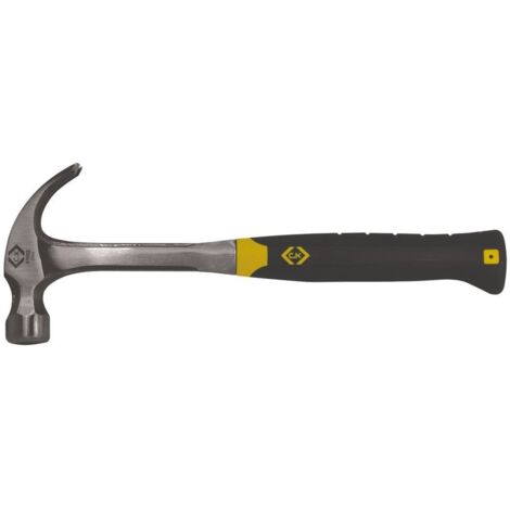 C.K 357002 MARTEAU À PANNE FENDUE 568 G OUTIL FORGÉ MONOBLOC ANTI-VIBRATIONS