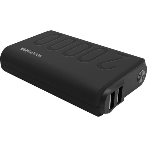 RealPower PB-20000PD+ Powerbank (batterie supplémentaire) 20000 mAh LiPo noir Y710312 (1/5)