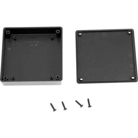 Boîtier universel Hammond Electronics 1551XBK ABS noir 80 x 80 x 20 1 pc(s)