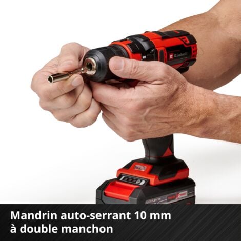 Einhell Perceuse Visseuse sans fil TC-CD 18/35 Li (1x1, 5 Ah) Power X-Change (Li-ion, 18 V, Couple 35 Nm) Livré avec Batterie 1,5Ah et Chargeur