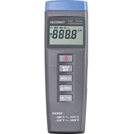 VOLTCRAFT K101 Appareil de mesure de température -200 - +1370 °C sonde K Q77299