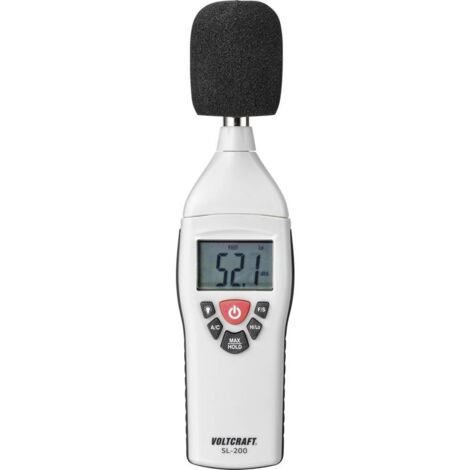 Sonomètre VOLTCRAFT SL-200 30 - 130 dB 31.5 Hz - 8 kHz 1 pc(s) Q77673