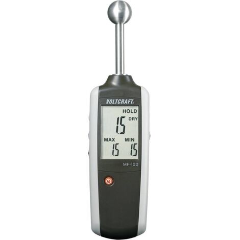Voltcraft – Humidimètre non invasif MF100 – Détecteur d'humidité pour murs et sols – Alimentation 3 piles LR03 – Précision ±0.1 % (1/7)