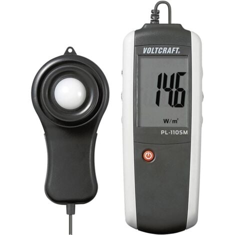 Luxmètre VOLTCRAFT PL-110SM 0 - 1999 W/m²