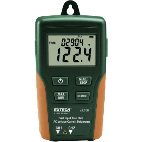 Enregistreur de données multifonction Extech DL160 Valeur de mesure intensité, tension 10 à 600 V/AC 10 à 200 A Q72411