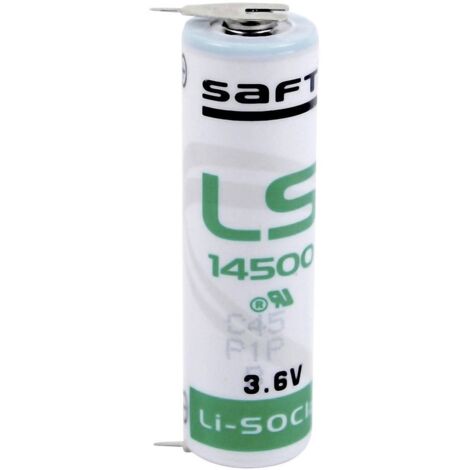 Pile spéciale LR6 (AA) lithium Saft LS145002PF picots à souder en U 3.6 V 2600 mAh 1 pc(s)