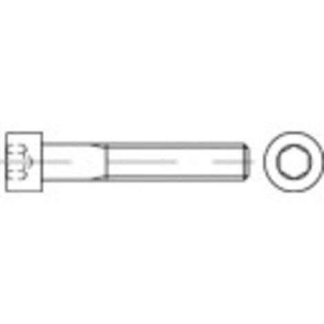 Vis cylindrique TOOLCRAFT 1062106 100 pc(s) M3 8 mm tête cylindrique 6 pans intérieurs acier inoxydable N/A (1/2)