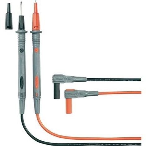 Set de cordons de mesure de sécurité 1.20 m noir, rouge VOLTCRAFT MS-4N Q76101 (1/6)