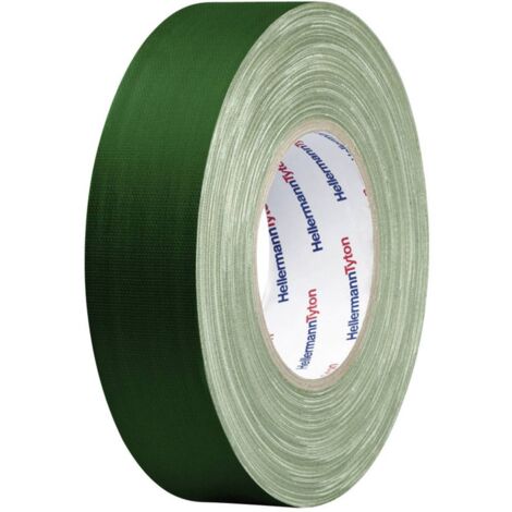 HellermannTyton HelaTape Tex ruban adhésif vert 19 mm x 10 m (1/2)