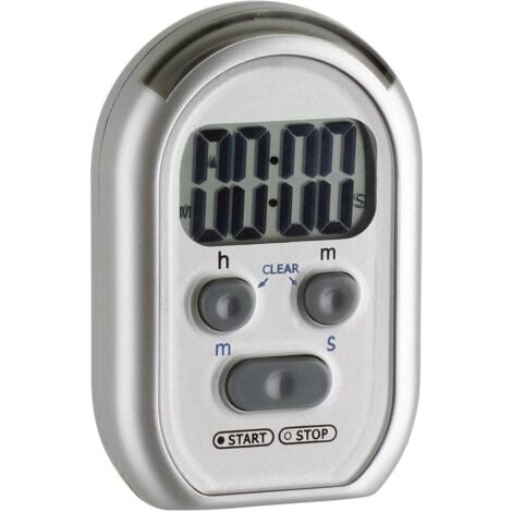 Dostmann Electronic Minuteur numérique de type II, blanc, pile AAA