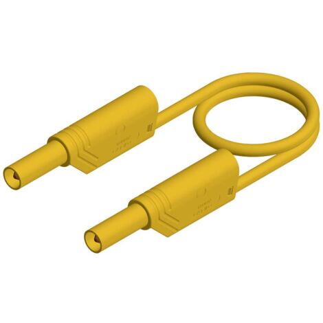 Hirschmann Test & Measurement MLS WS 100/2,5 ge Cordon de mesure de sécurité Banane mâle 4 mm Banane mâle 4 mm 1.00 m j (1/2)