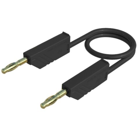 Hirschmann Test & Measurement MLN 150/2,5 SW Cordon de mesure Banane mâle 4 mm Banane mâle 4 mm 1.50 m noir 1 pc(s) (1/2)