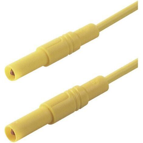 Hirschmann Test & Measurement MLS SIL GG 100/1 Cordon de mesure de sécurité Banane mâle 4 mm Banane mâle 4 mm 1.00 m ja (1/3)