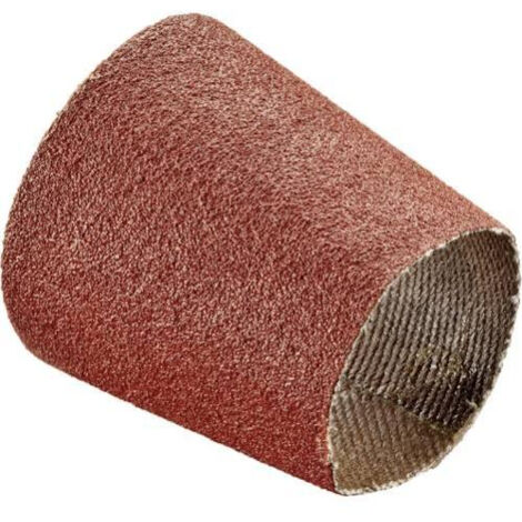 Bosch – Manchon abrasif conique 30 mm grain 120 – Pour ponçage dans les interstices – Enlèvement de matière important – Lot de 3 pièces