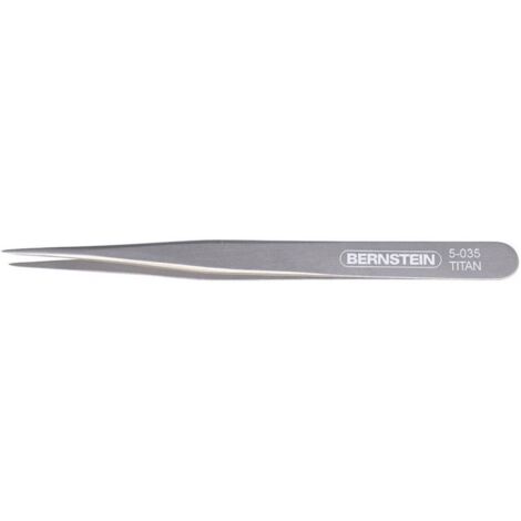 BERNSTEIN Tools for Electronics 5-035 Pince brucelle de précision Super-pointue 120 mm (1/2)