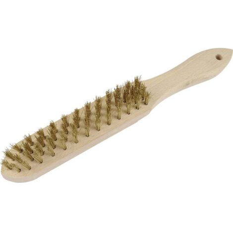 BROSSE EN FILS DE LAITON 4 RANGÉES BRÜDER MANNESMANN