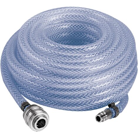 Einhell Tuyau haute pression pour Compresseur (10 mètres - Pression de fonctionnement 15 bar - Ligne diamétrale 1/4 ") Livré avec raccord)