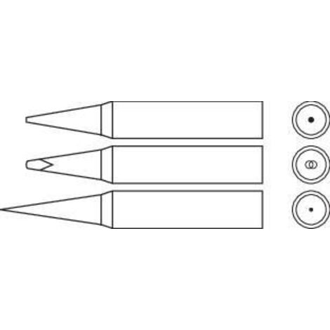 PANNE DE FER À SOUDER FORME POINTUE STAR TEC 80154 TAILLE DE LA PANNE 1 MM 1 PC(S) (1/2)