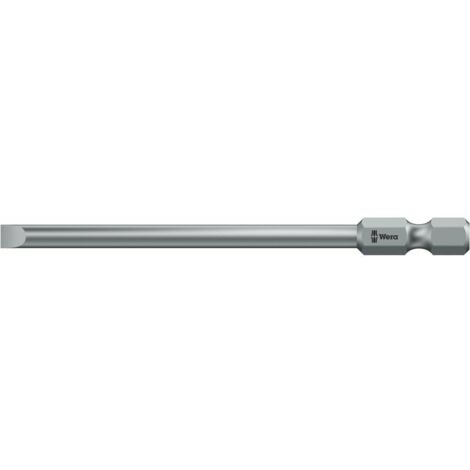 Embout pour vis à tête fendue 4 mm Wera 05059480001 Acier à outils extra-rigide, allié Forme (embout (1/2)