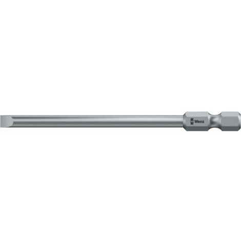 Embout pour vis à tête fendue 5.5 mm Wera 05059488001 Acier à outils extra-rigide, allié Forme (embouts): F 6.3 1 pc(s) C92987 (1/2)