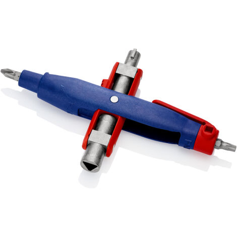KNIPEX 00 11 07 Clé pour armoires de commande, forme stylo pour toutes les armoires et systèmes de fermeture standard 145 mm