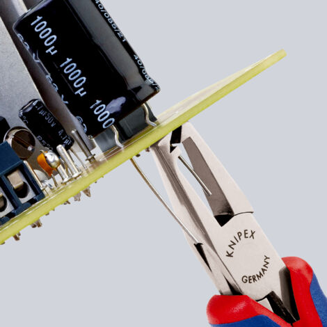Pince à Composants Électronique Knipex 125 Mm 36 22 125 - Bi-matière Précision
