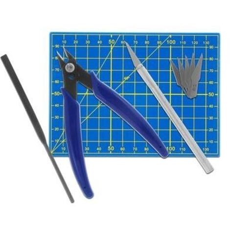 Donau Elektronik MS09 Jeu d'outils pour modélisme en sacoche 9 pièces C94481 (1/3)
