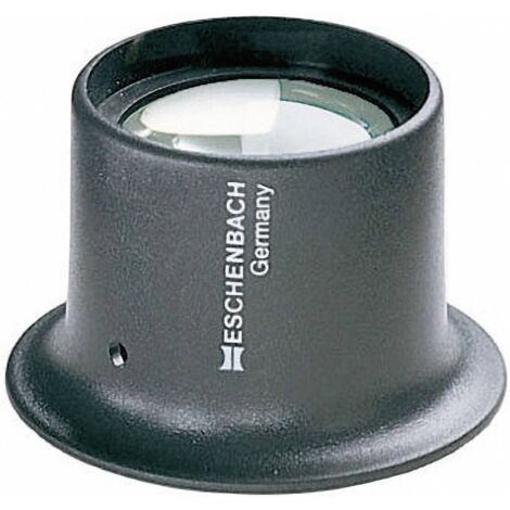 Eschenbach 1124110 Loupe d'horloger Grossissement: 10 x Lentille: (Ø) 25 mm anthracite C96692
